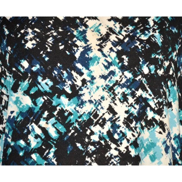 Avenue Women's Tunic Blouse Plus Size 22W 24W Abstract Pattern Stretch Office - Picture 3 of 10